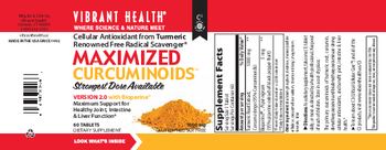 Vibrant Health Maximized Curcuminoids - supplement