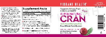 Vibrant Health Super Natural Cran - supplement