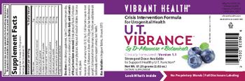 Vibrant Health U.T. Vibrance - supplement