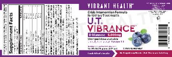 Vibrant Health U.T. Vibrance - supplement