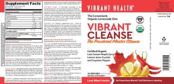 Vibrant Health Vibrant Cleanse - supplement