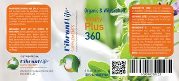 Vibrant Life Supplements Vitality Plus 360 - 
