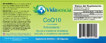 Vidasencia CoQ10 - suplemento diettico