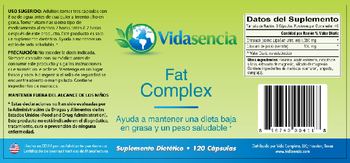 Vidasencia Fat Complex - suplemento diettico