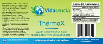 Vidasencia ThermoX - suplemento diettico