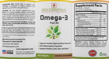 Vigo Essentials Omega-3 Fish Oil - supplement