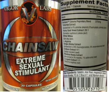 Vigor Labs Chainsaw - supplement