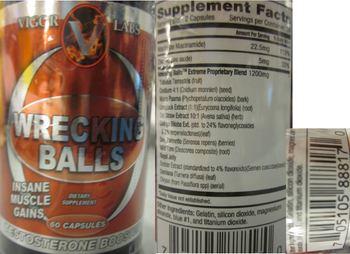 Vigor Labs Wrecking Balls - supplement