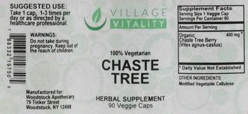 Village Vitality Chaste Tree - herbal supplement