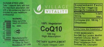 Village Vitality CoQ10 100 mg - supplement