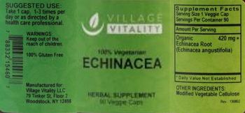 Village Vitality Echinacea - supplement