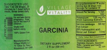 Village Vitality Garcinia - supplement