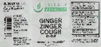 Village Vitality Ginger Zinger Cough Syrup - herbal supplement