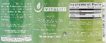 Village Vitality Potassium 99 mg - supplemental
