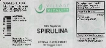 Village Vitality Spirulina - herbal supplement