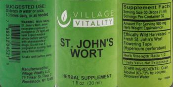 Village Vitality St. John's Wort - herbal supplement