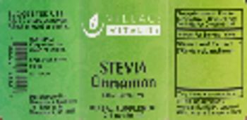 Village Vitality Stevia Cinnamon - herbal supplement