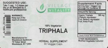 Village Vitality Triphala - herbal supplement