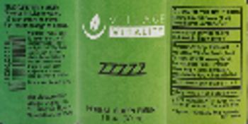 Village Vitality ZZZZZ - herbal supplement