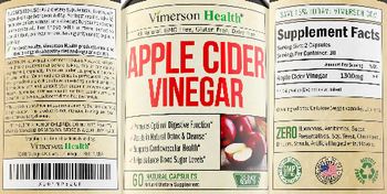 Vimerson Health Apple Cider Vinegar - natural supplement