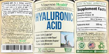 Vimerson Health Hyaluronic Acid - supplement