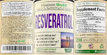 Vimerson Health Resveratrol - natural supplement