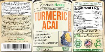 Vimerson Health Turmeric Acai - supplement