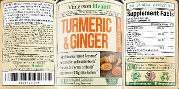 Vimerson Health Turmeric & Ginger - natural supplement