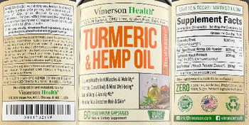 Vimerson Health Turmeric & Hemp Oil - natural supplement