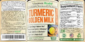 Vimerson Health Turmeric Golden Milk - natural supplement