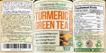Vimerson Health Turmeric Green Tea - natural supplement