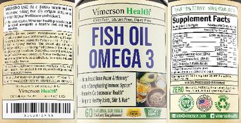 Vimerson Healthy Fish Oil Omega 3 Lemon Flavor - supplement