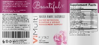 ViMulti Beautiful Me Water Away, Naturally - supplement