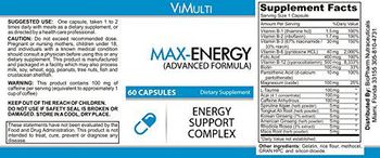 ViMulti Max-Energy - supplement