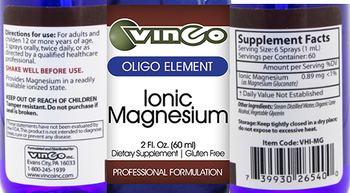 Vinco Ionic Magnesium - supplement