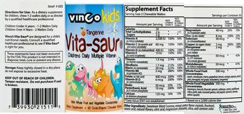 Vinco Kids Vita-Saur Tangerine - supplement