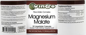 Vinco Magnesium Malate - supplement