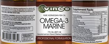Vinco Omega-3 Marine Natural Lemon Flavor - supplement