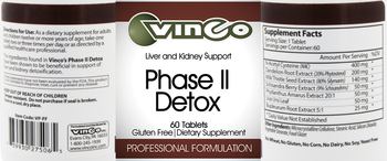 Vinco Phase II Detox - supplement
