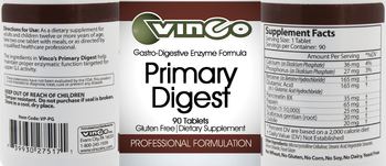 Vinco Primary Digest - supplement