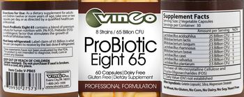 Vinco ProBiotic Eight 65 - supplement