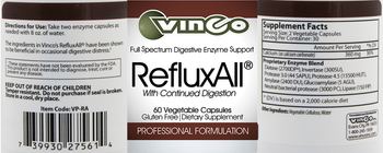 Vinco RefluxAll - supplement