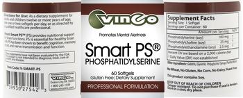 Vinco Smart PS Phosphatidylserine - supplement