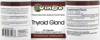 Vinco Thyroid Gland - supplement