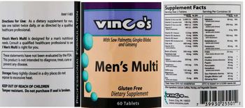 Vinco's Men's Multi - supplement