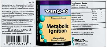 Vinco's Metabolic Ignition - supplement