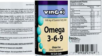 Vinco's Omega-3-6-9 - supplement