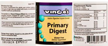 Vinco's Primary Digest - supplement