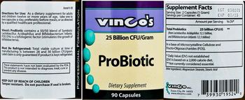 Vinco's ProBiotic - supplement