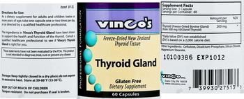 Vinco's Thyroid Gland - supplement